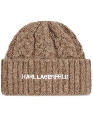 Karl Lagerfeld Berretto K/Essential - Marrone