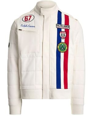 Polo Ralph Lauren Quilted Bomber Jacket - White