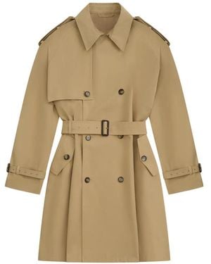 Gosha Rubchinskiy Double-Breasted Belted Trench Coat - Natural