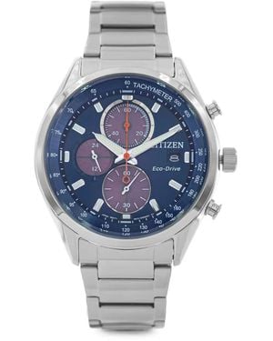 Citizen Eco-Drive 40Mm Chronograph Watch - Blue