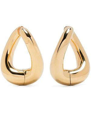 Tom Wood Twist Hoop Earrings - Metallic