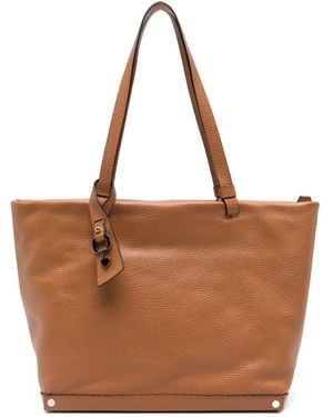 Cromia ハートチャーム ハンドバッグ - ブラウン