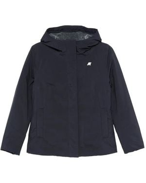 K-Way Hooded Padded Jacket - Blue
