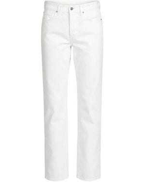 Nili Lotan Briana Straight-Leg Jeans - White