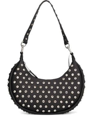 retroféte Maybelle Crystal-Embellished Shoulder Bag - Black