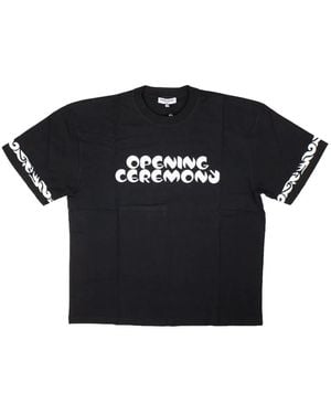 Opening Ceremony T-Shirt mit grafischem Print - Schwarz