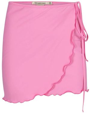 Paramidonna Pareo Leone Con Volantes - Rosa