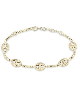 Zoe Chicco Small Box Chain Mariner-Link Bracelet - Natural