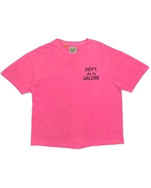 GALLERY DEPT. Logo Short Sleeve T-Shirt - Pink