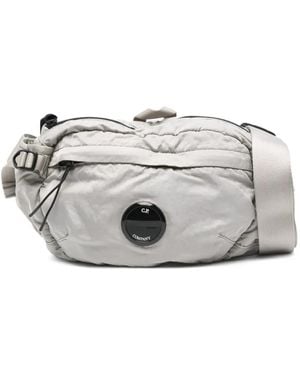 C.P. Company Bolso Messenger Con Parche Del Logo - Metálico