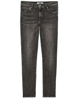 Ba&sh Niko Faded-Effect Skinny-Cut Jeans - Gray