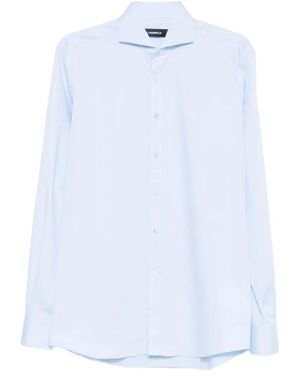 Karl Lagerfeld Long-Sleeve Cotton Shirt - White