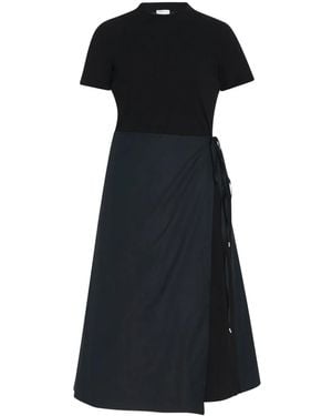 Rosetta Getty Abito Midi Apron Combo - Nero