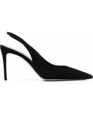 SCAROSSO X Brian Atwood Sutton Slingback Court Shoes - Black