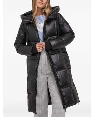 Mos Mosh Hooded Quilted Coat - Black