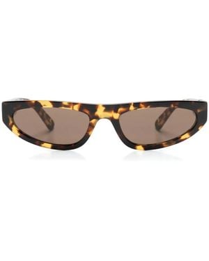 Miu Miu Miu Glimpse Cat-Eye Sunglasses - Brown