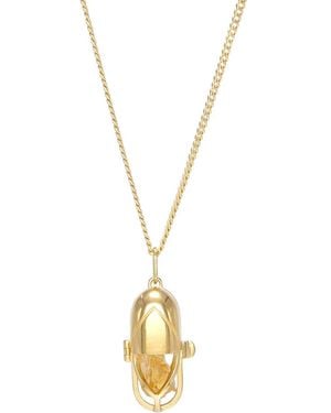 CAPSULE ELEVEN Capsule Crystal Pendant Necklace - Metallic