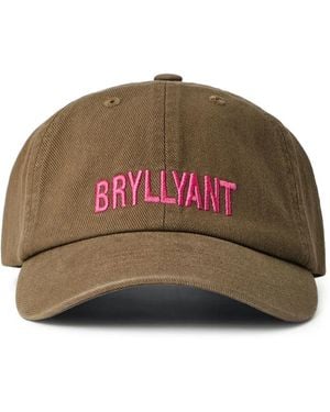ACHM Casquette Bryllyant À Logo Brodé - Brown