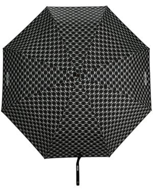 Moschino Ombrello Con Stampa - Nero