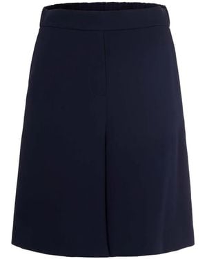 P.A.R.O.S.H. Blu Notte Elasticated Shorts - Blue