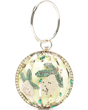 Rosantica Mini Alice Sorrento Embellished Tote Bag - Metallic