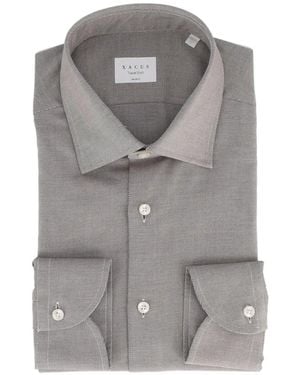 Xacus Chemise Travel Shirt À Rayures Diagonales - Gray