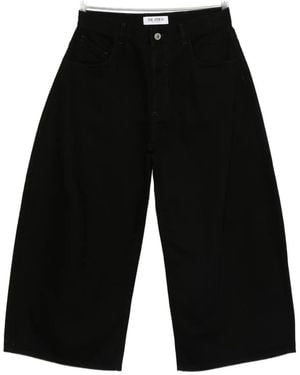 The Attico Vaqueros anchos con trabillas - Negro