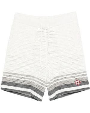 CASABLANCA "Crochet" Shorts - White