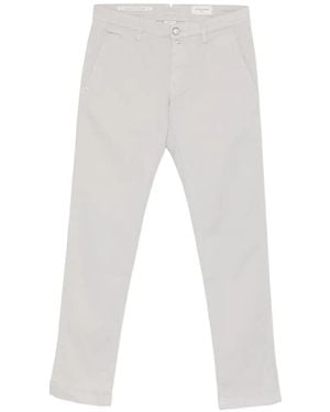 Jacob Cohen Bobby Buttoned Straight Trousers - White