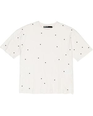 Bimba Y Lola Stud T-Shirt - White