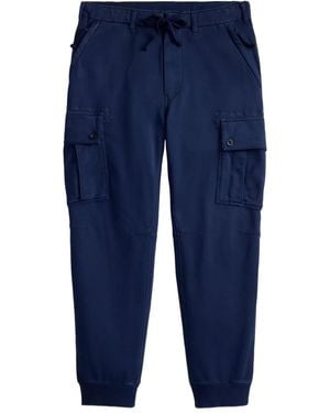 Polo Ralph Lauren Pantalon De Jogging À Poches Plaquées - Blue
