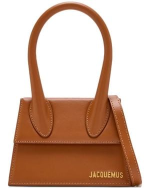Jacquemus Le Chiquito Moyen Top-Handle Shoulder Bag - Brown