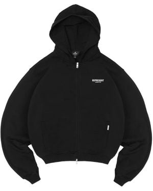Represent Owners' Club Zip-Up Hoodie - Black