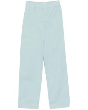 JOSEPH Pantalones Rectos Jaber Con Bolsillo De Parche - Azul