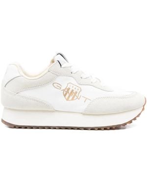 GANT Logo-Detail Sneakers - White