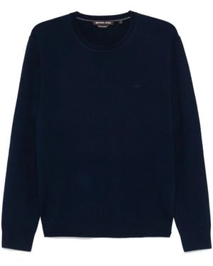 Michael Kors Pullover Mit Logo-Stickerei - Blau