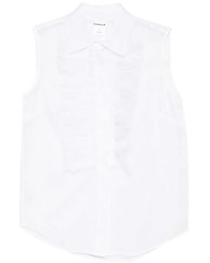 P.A.R.O.S.H. Ruffled Top - White