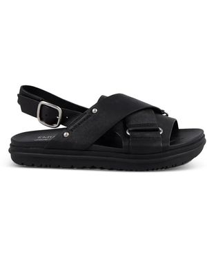 EMU Faye Flat Sandals - Black
