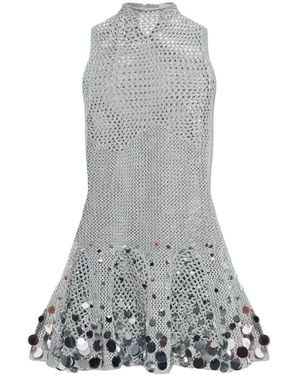 CASABLANCA Halter Neck Wedding Dress in White | Lyst