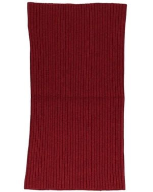 Bompard Ribbed Snood - Red
