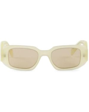 Prada Rectangular-Frame Sunglasses - Natural