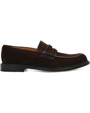 Brioni Suede Loafers - White