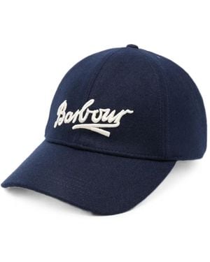 Barbour Bowery Baseballkappe Mit Logo - Blau