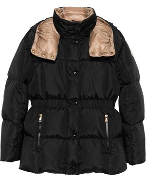 Moncler Quilted-pattern hooded jacket - Schwarz