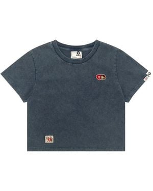 Aape By A Bathing Ape Graphic appliqué T-shirt - Blau