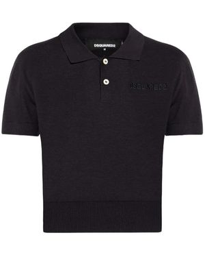 DSquared² Polo Con Botones - Azul