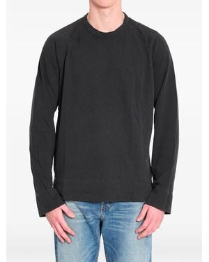 James Perse Ribbed Crewneck Sweatshirt - Gray