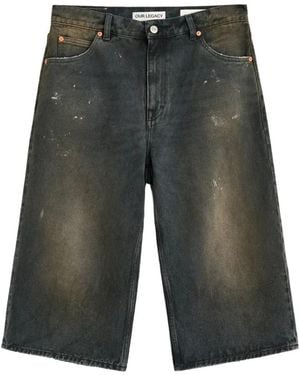 Our Legacy Capri Cut Shorts - Grey