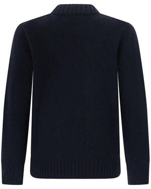 Kangra Argyle Wool Sweater - Blue