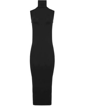 Wolford Seamless Sleeveless Midi Dress - Black